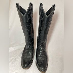 Size 5.5 Dan Post Black Cowboy Boots